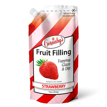 Cornaby'S Strawberry Fruit Bakery Filling And Glaze, For Pies, Cakes, Pastries, Ice Cream And Dessert Topping, Pancake Or Waffle