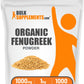 BulkSupplements Organic Fenugreek Powder, 1g per Serving, 2.20 lbs (1kg), Gluten Free