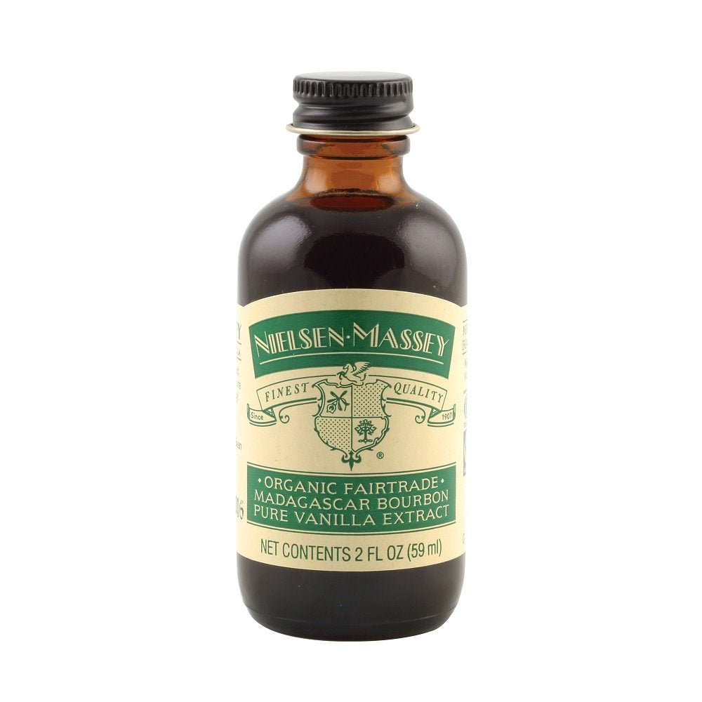 Nielsen-Massey Organic Fairtrade Madagascar spirit-inspired flavor Vanilla Extract, 2 Fl Oz Bottle
