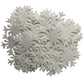 Homankit 50Pcs White Edible Cake Cupcake Toppers Snowflakes Christmas Winter Frozen Party Decoration