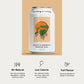Something & Nothing Orange & Mandarin Flavored Sparkling Water | Lightly Carbonated & Full of Flavor with Added G & Lemon Juice | Vegan & Low Calorie enhanced Soda | 12 Fl Oz Cans (Pack of 12)