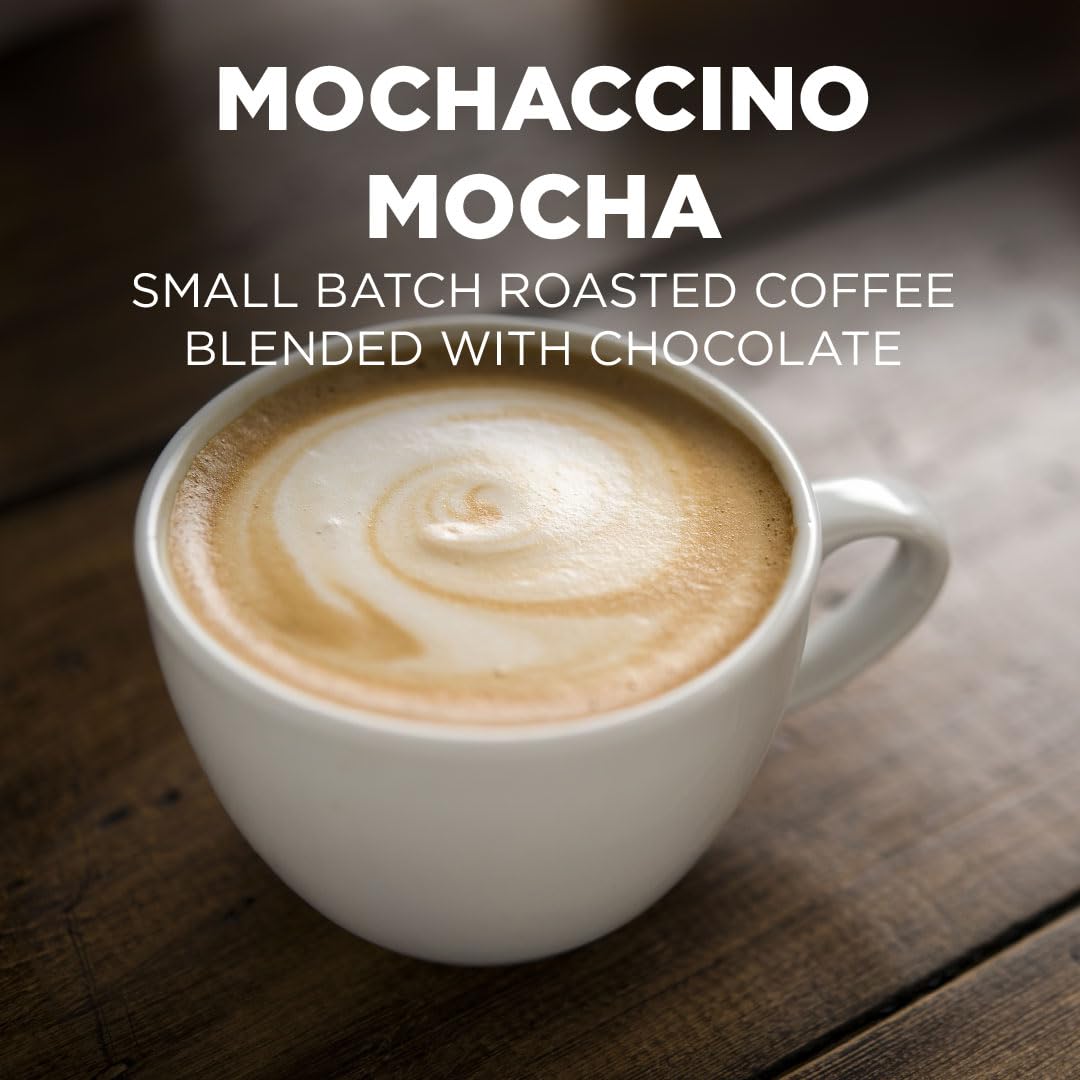 Maud'S Chocolate Mocha Cappuccino Coffee Pods, 36Ct - Mochaccino Mocha Flavor - Made With Gourmet Arabica Coffee, Recyclable Pod