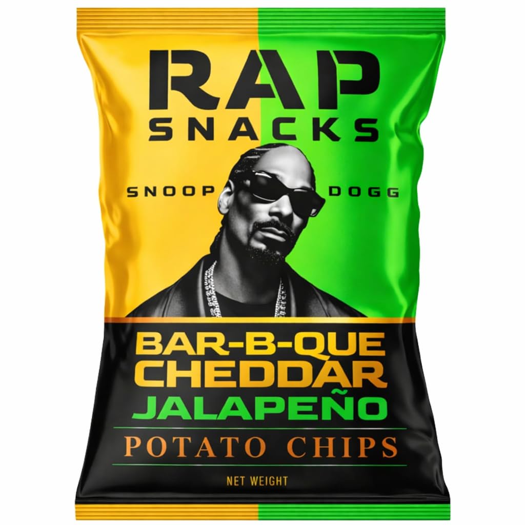 Bar-B-Que Cheddar Jalapeo Chips | Riega Snacks | 2 Oz Bags - Pack of 6