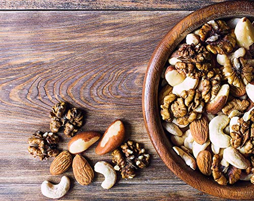 Food to Live - Mixed Raw Nuts, 1 Pound Cashews, Brazil Nuts, Walnuts, Almonds, Unsalted, Raw, Kosher, Vegan, Bulk