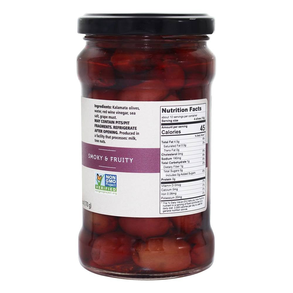 Divina Pitted Kalamata Olives, 6 Oz. Jar