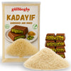 Gulluoglu Dried & Shredded Kataifi - 500g (1.1lb) Kadayif Chopped Fillo Dough, Shredded Phyllo, Kadayif Pastry Dough, Knafeh, Ku