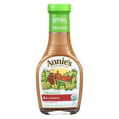 Anniesnat Dressing-Balsamic Vinaigrette(95% Organic), 8-Ounce (Pack of 6)