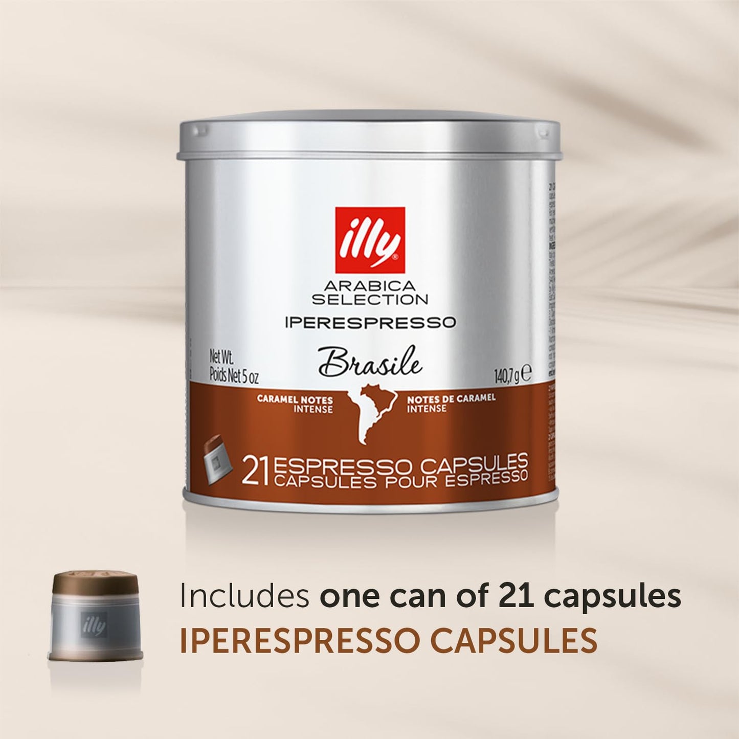 illy Coffee iperEspresso compact pieces - Brasile Single Origin Bold Roast - 21 Count