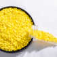 NIPEOR Red Heart Shapes Sprinkles for Wedding Cake Decorating - 3.53 oz - Yellow Heart