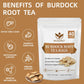 WOGORGT Burdock Root Tea Bags - Herbal Tea for Digestion & Immune Support, Caffeine Free, 40 Count
