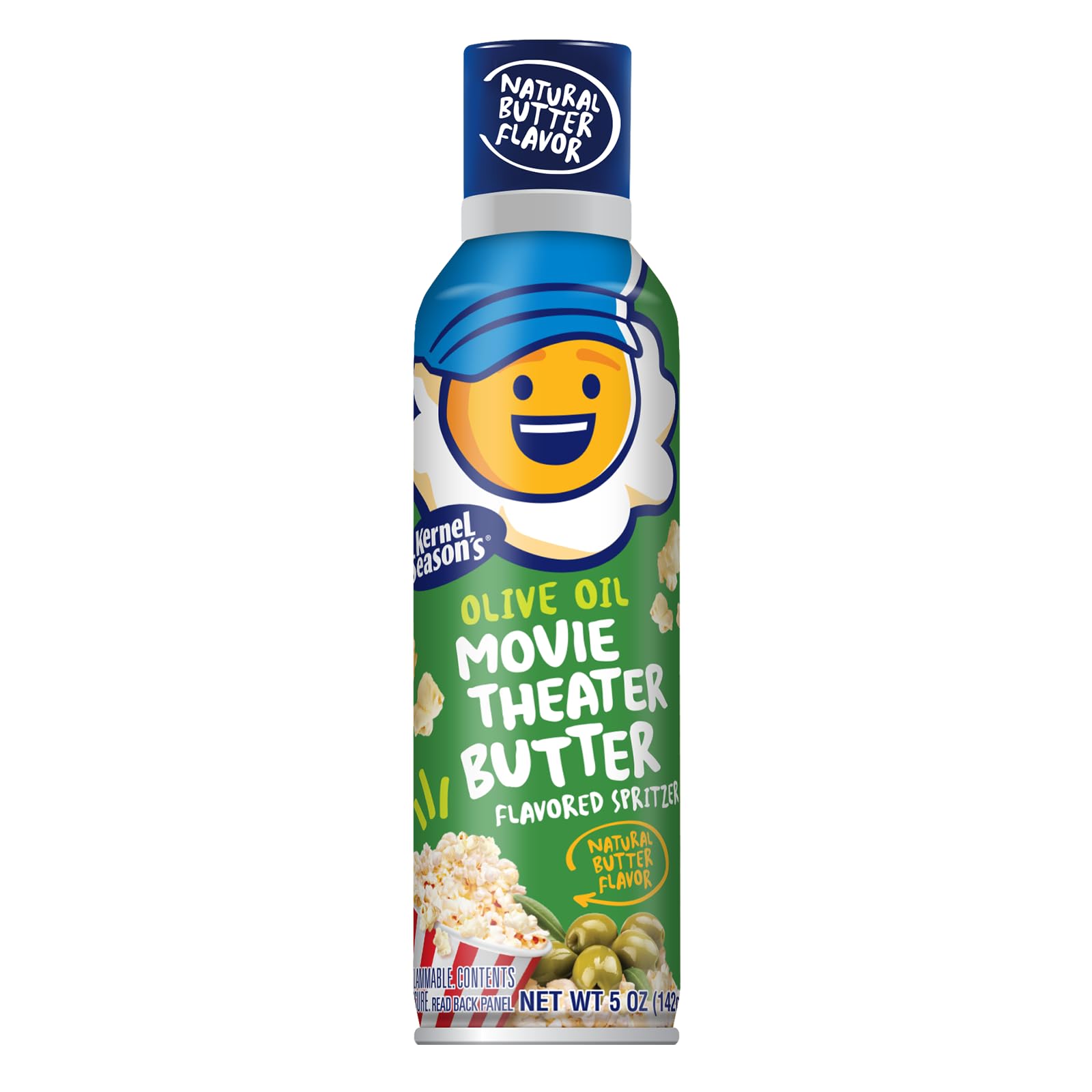 Kernel Seasons Movie Theater Butter Olive Oil, Spritzer, 5.00 Ounce