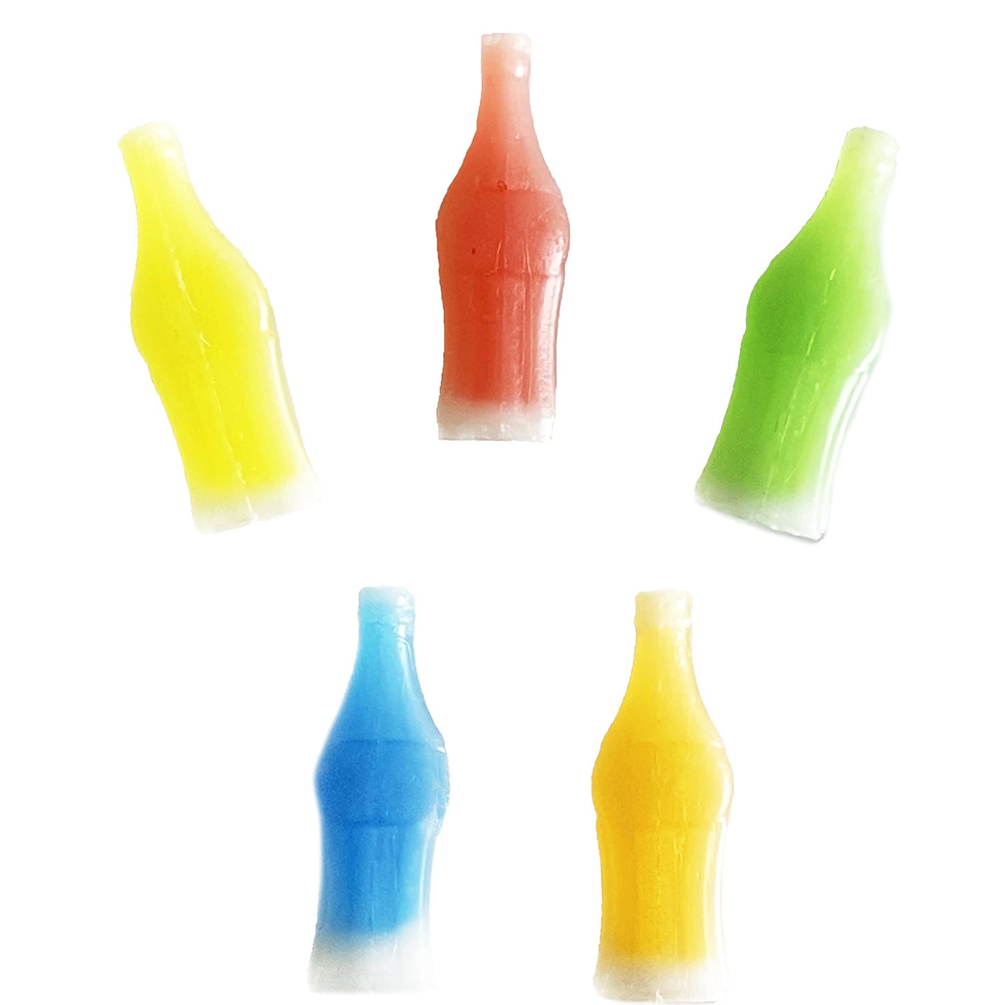 Fruidles Original Wax Bottles Candy Drinks, Liquid Filled Mini Drinks, Party Favorite   (Half Pound)