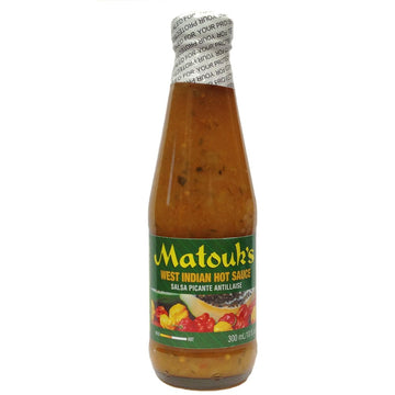Matouks West Indian Hot Sauce-Salsa Picante 10 Fl Oz (Pack of 2)