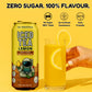 Tea Industries Black Tea with Lemon Iced Tea - Sugar Free  Low Calorie Citrus Flavor Electrolyte Drink for Hydration  16oz Cans (12-Pack)