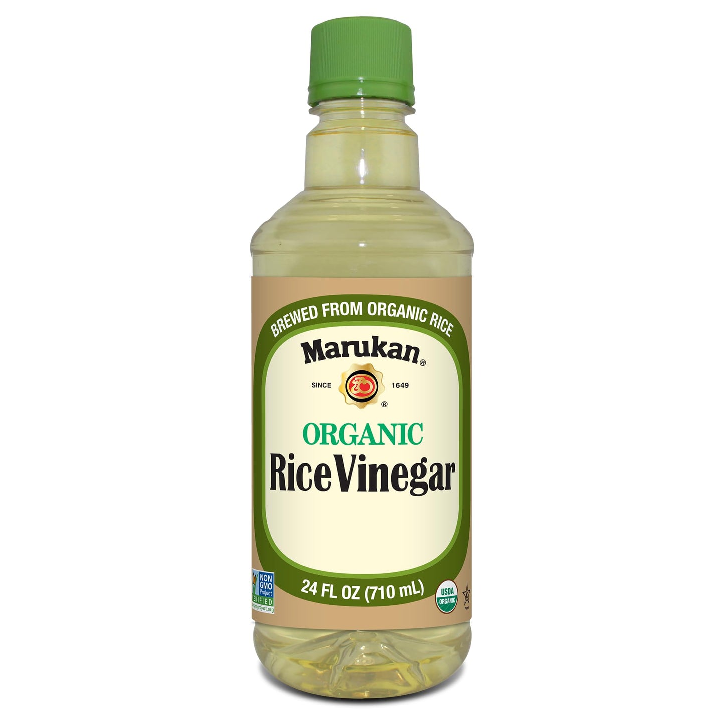 Marukan Organic Unseasoned Rice Vinegar For Enhancing Flavor & Cooking  Usda Organic  Marukan Rice Vinegar (24 Fl Oz)