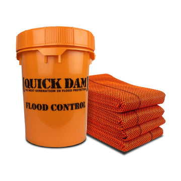 Quick Dam Qd610-10Hv Water Barrier, 10 Pack, Orange, 2 Foot