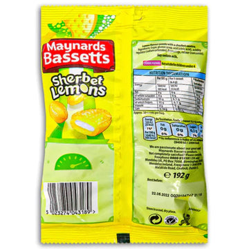 Bassetts Sherbert Lemons 192G (3 Pack)