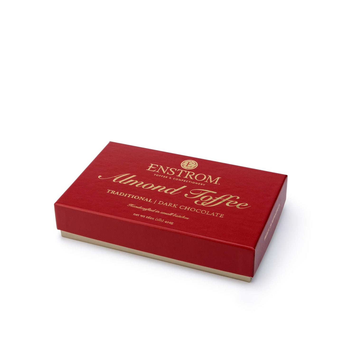 Enstrom Dark Chocolate Almond Toffee 4Lb Box | Handcrafted | Gluten Free | Kosher Dairy | All Natural
