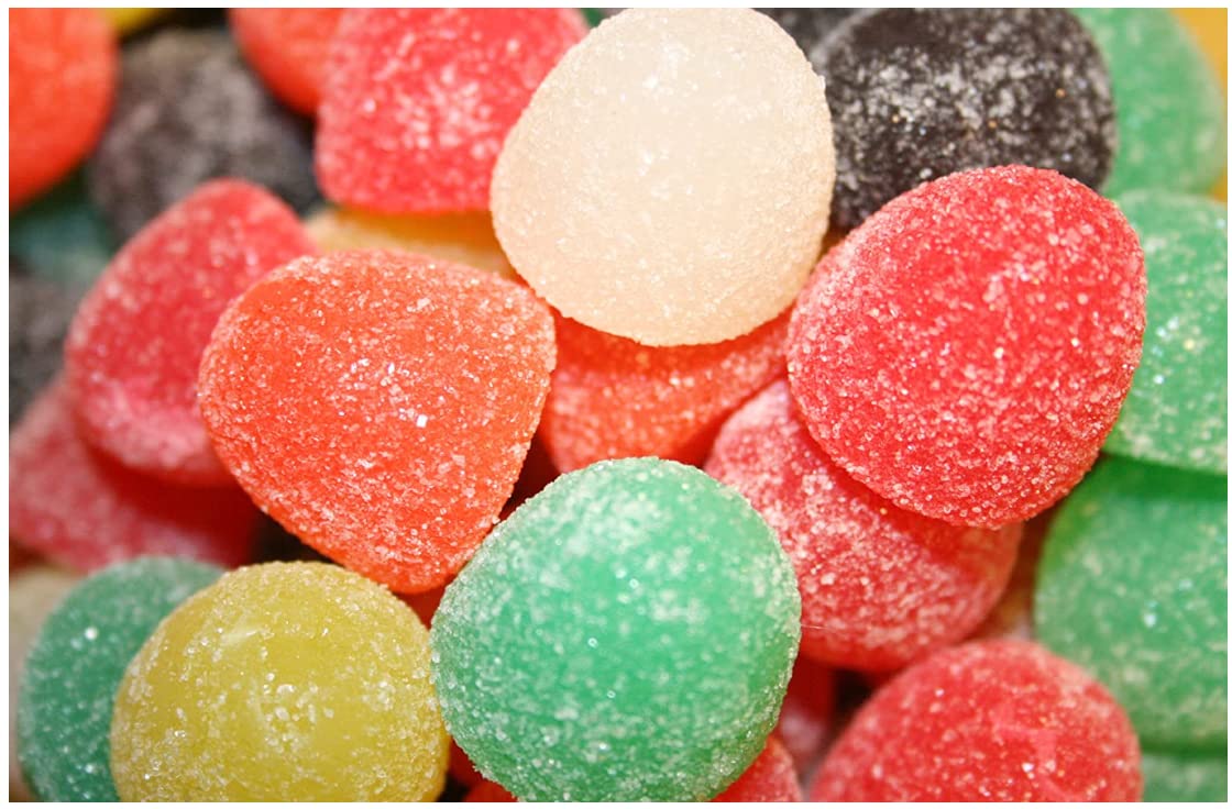 The Nutty Fruit House Assorted Giant Jumbo Gum Drops Candy (5 Pound (Pack Of 1))