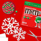 M&MS Peanut Butter Red & Green Milk Chocolate Christmas Candy  34 Oz Resealable Bag