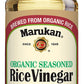 Marukan Organic Seasoned Rice Vinegar, 12 Ounce Glass Bottle (Pack Of 1)