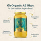 Organic Grass Fed A2 Ghee Clarified Butter from Girorganic - Unsalted Gir Cow Ghee Butter - Organic Ghee Oil - Pasture Raised, L