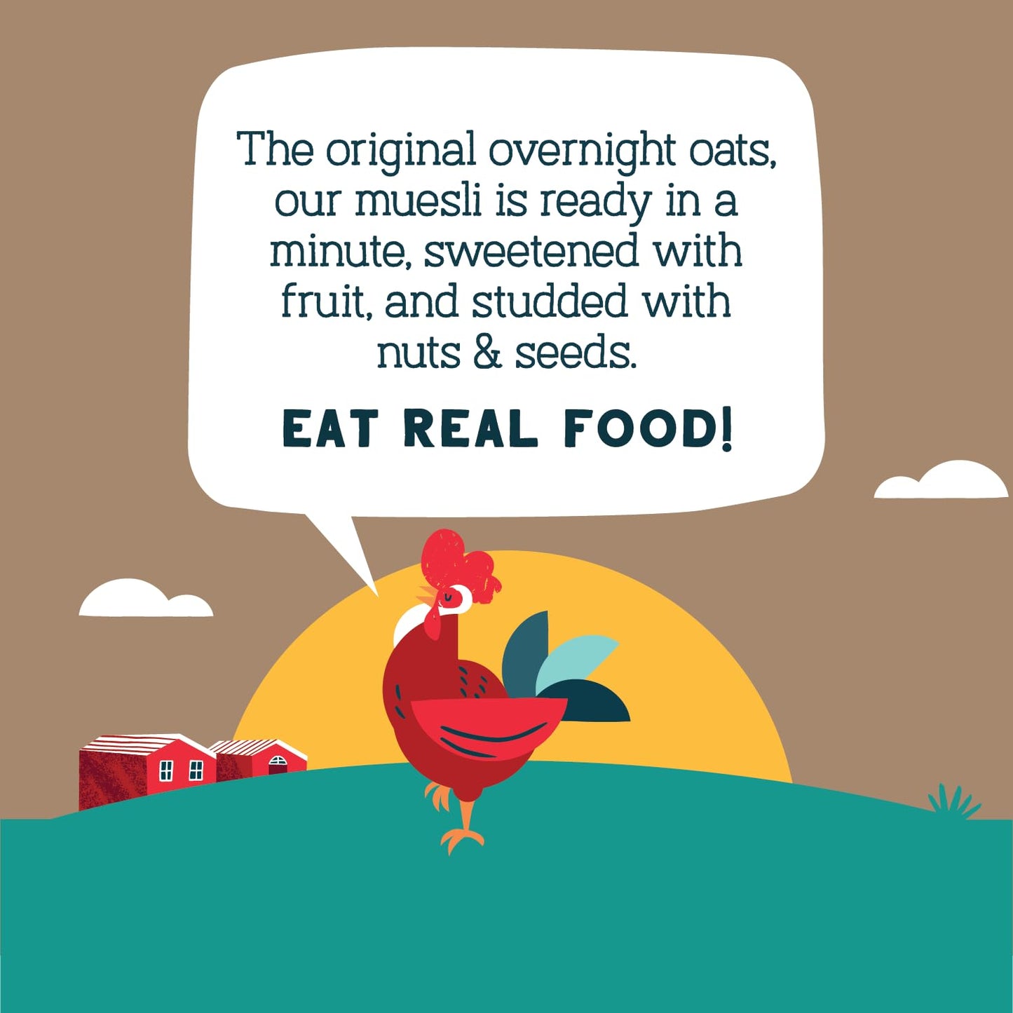 Seven Sundays Muesli Cereal, Early Riser Dark Chocolate Almond, 32 Oz (Pack of 4), Gluten Free, Og Refined Sugar, Enjoy Warm, Co