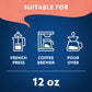 Lavazza Ground Coffee, Medium Roast, Rich and Full-bodied, 12oz Bag, Arabica and Robusta, Intensity 3/5, Pack of 1