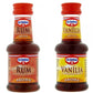Dr. Oetker Baking Aroma Set - RUM & VANILLA Flavoring - 38 ml Bottles