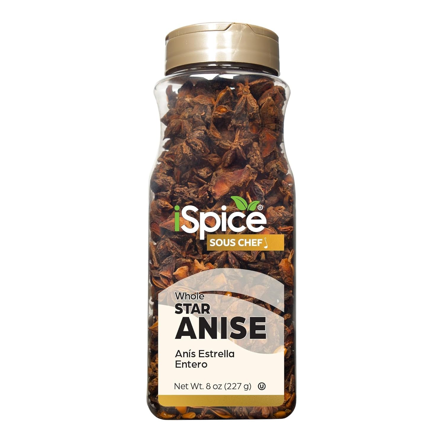 iSpice Premium All Purpose Star Anise, 8 Oz (227g), All-Natural Anise Whole