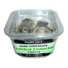 Trader Joes Dark Chocolate Roasted Pistachio Toffee, 7.5 oz.
