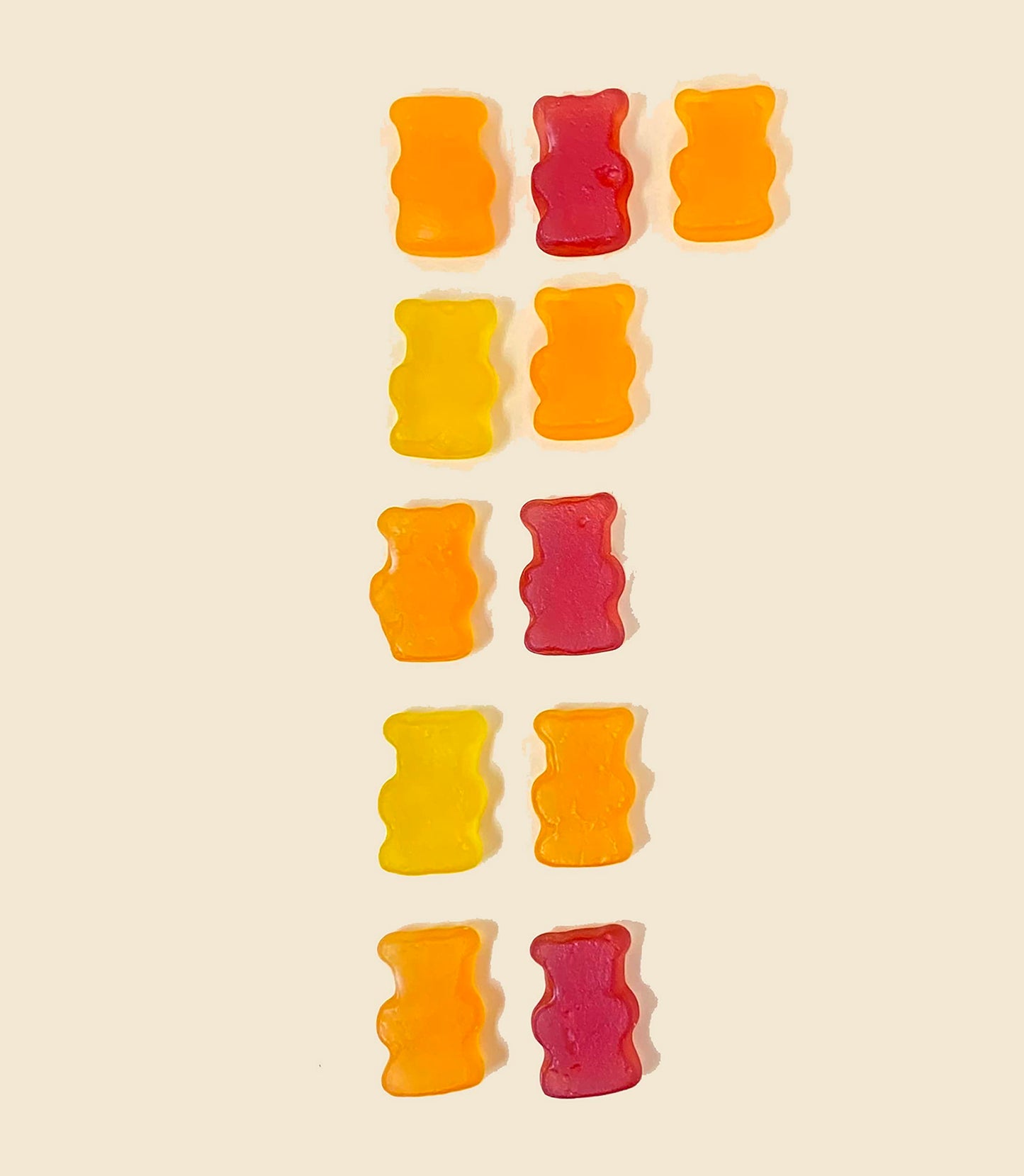Candy People VegoBears Santa Monica Vegan Gummy Bears Snack Packs Organic Gummy Bears, Non-GMO, Banana, Pineapple & Strawberry G