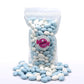 Smarty Stop Jordan Almonds - Blue & White, 1 Pound Pack