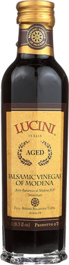 Lucini Aged Balsamic Vinegar of Modena - Italian Balsamic Vinegar - Aged Balsamic Vinegar from Modena Italy - Non-GMO Verified, 
