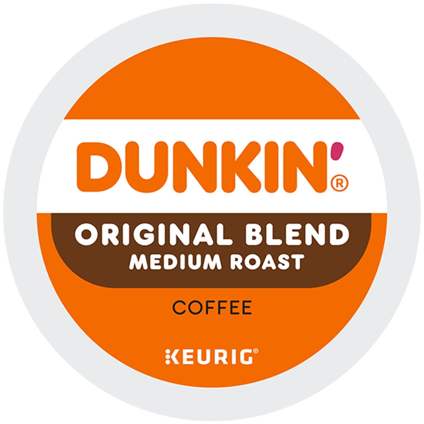 Dunkin Donuts Single-Serve Coffee K-Cup Pods  Original Blend  Medium Roast  Carton Of 64 Pods