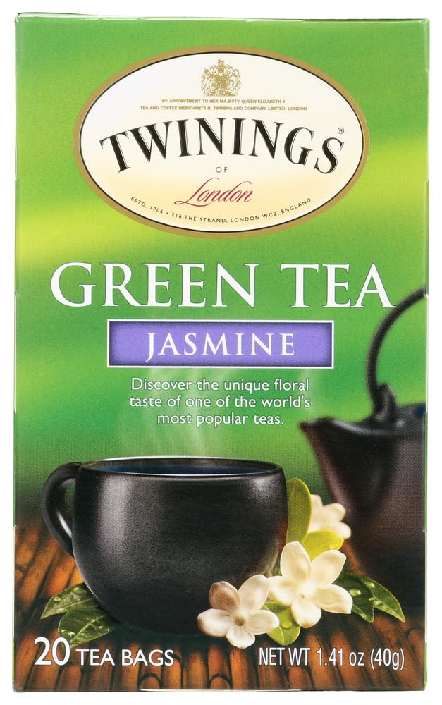 Twinings Tea Green Tea - Jasmine - Case Of 6 - 20 Bags