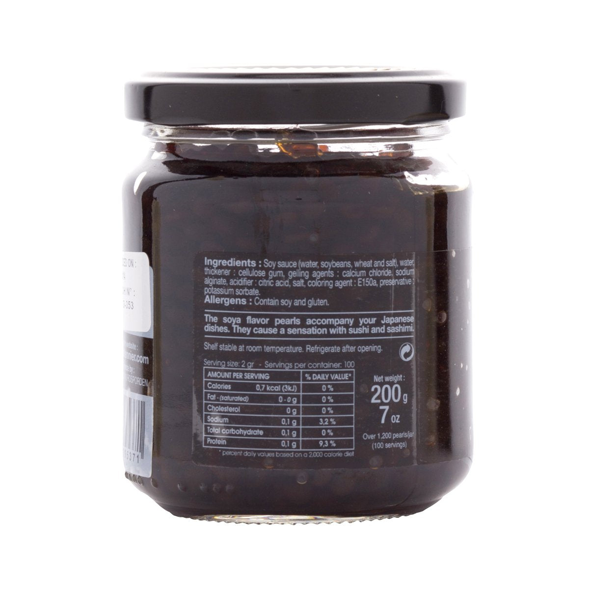Christine Le Tennier Soy Sauce Flavor Pearls, 7Oz Jar