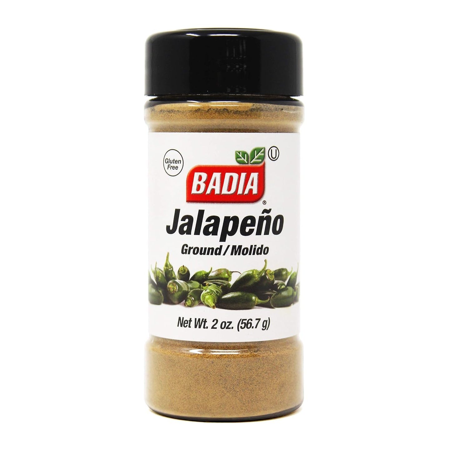Badia Ground Jalapeno, 2 oz - Green Chili Powder Jalapeo Spice - Zesty Flavor, Medium Heat for Tacos, Meats, Salsa & Chili