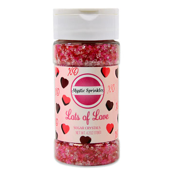 Mystic Sprinkles Valentine'S Day Sprinkle Mixes (Lots Of Love Sugar Crystals)