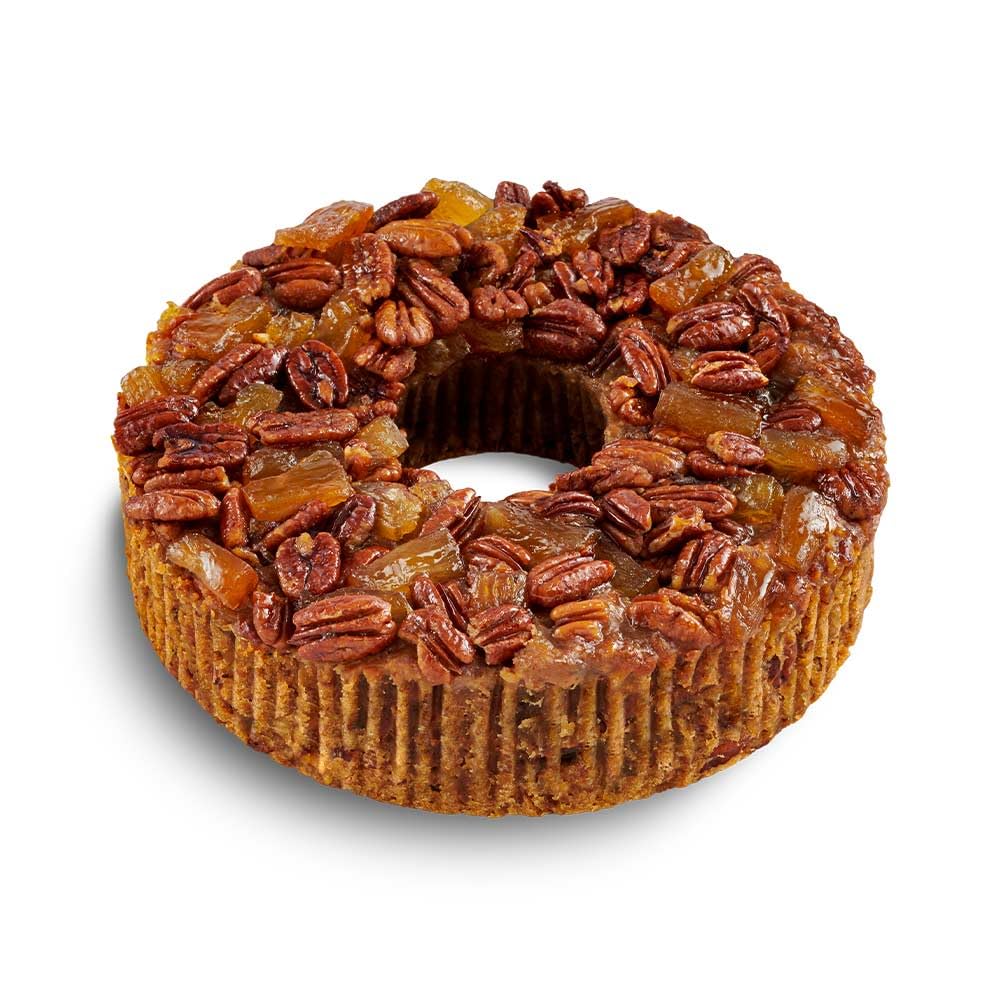Collin Street Bakery Pineapple Pecan Cake In Collectible Gift Tin - 115 Regular Size 7    Cake With Pecans, Pineapple, & Honey