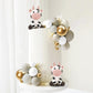 Cow Cake Topper Cute Baby Cow Cake Decorations Farm Cake Decorations Baby Shower Cow Themed Birthday Party Supplies For Girls Bo
