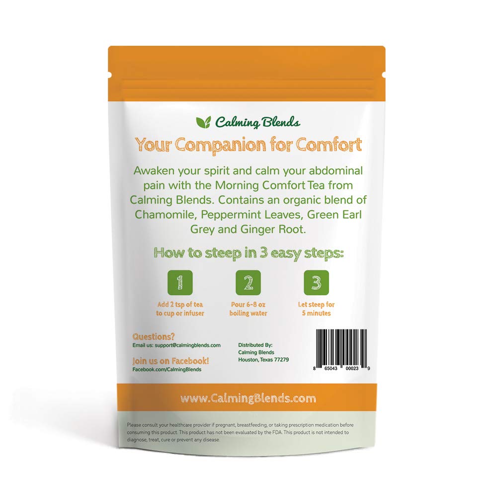 Calming Blends Tea Bundle Pack | Diverticulitis Tea, Morning Comfort Tea, Probiotic, Infuser | Supports Complete Digestive Healt