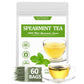 ULTHMOK Premium Spearmint Tea Bags, Caffeine Free, 60 Count, 100% Pure Natural Spearmint Leaves