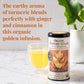 The Republic of Tea Organic Turmeric Ginger Green Tea, 50 Tea Bags, Naturally Caffeinated, Pack of 1