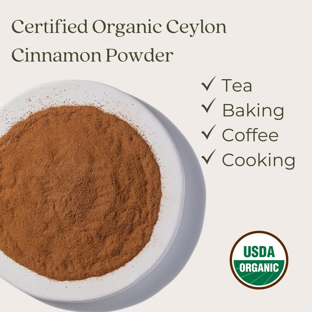 Starwest Botanicals Organic Ceylon Cinnamon Powder, Freshly Ground, 32 Ounce