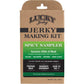 Lucky Beef Jerky Spicy DIY Jerky Seasoning Kit - 12oz - Includes Red Pepper, Black Pepper, Sweet & Spicy