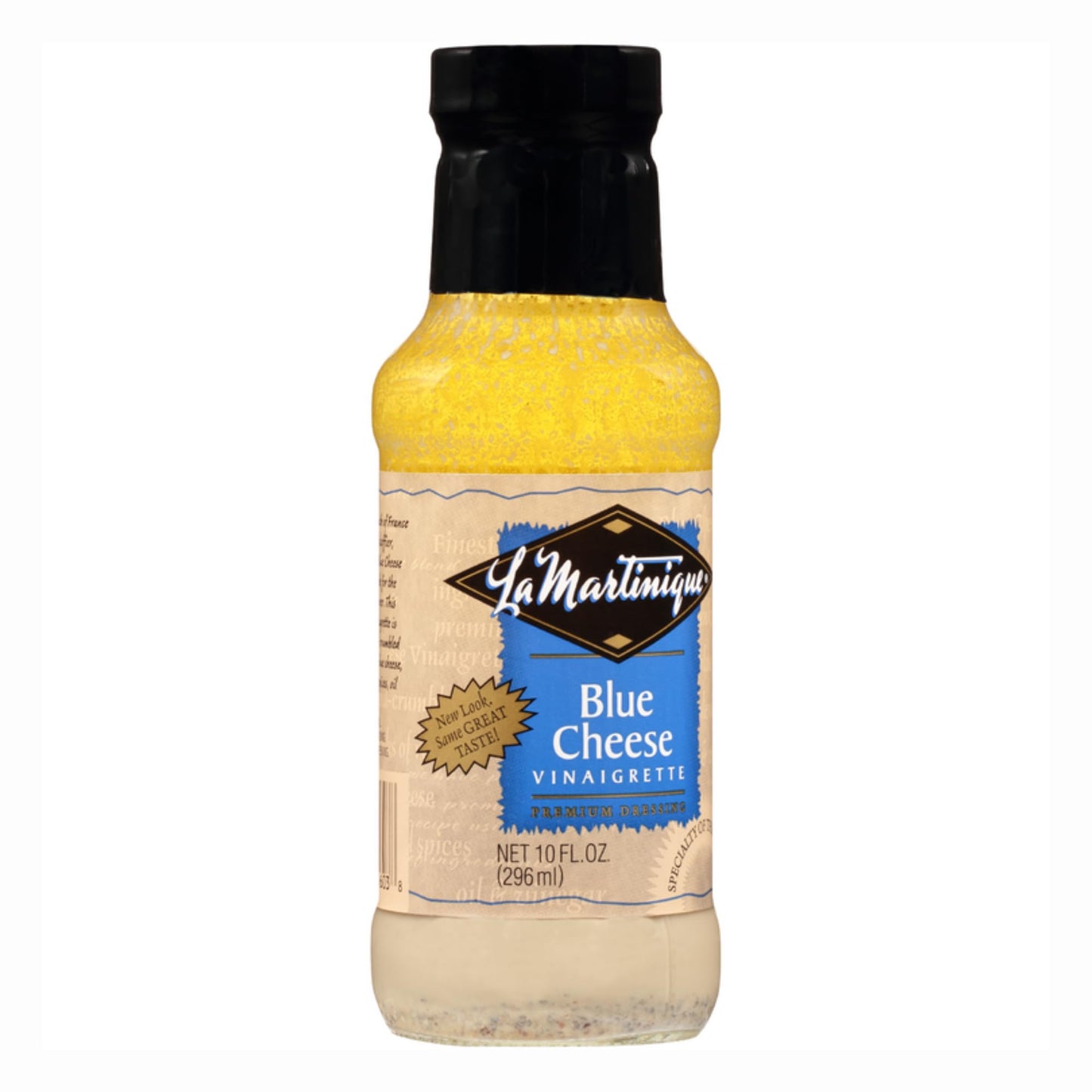 La Martinique Blue Cheese Vinaigrette Dressing - Hand-Crumbled Blue Cheese Salad Dressing - Specialty Of The House - 10 Ounce Bo
