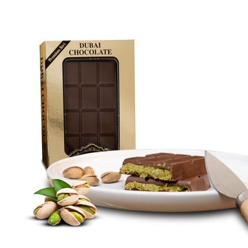 HASTEL Viral Dubai Chocolate Pistachio Bars 2.46 oz 70 g Smooth Taste Gift for Dessert Lovers Rich Kataifi Flavors Premium Textu
