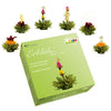 Creano Tea Flowers Mix - Blooming Tea, Green Tea, Fruity Flavoured (Tea Roses In 6 Varieties), Flowering Tea Set