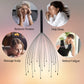 Svjetiq 2 Pack Black Head Massager - 20 Fingers Handheld Scalp Massager for Stress Relief and Relaxation, Ideal for Men and Stocking Stuffers
